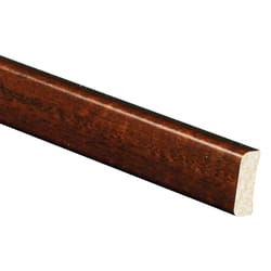 Inteplast Building Products 1/4 in. H X 3/4 in. W X 8 ft. L Prefinished Mahogany Polystyrene Trim