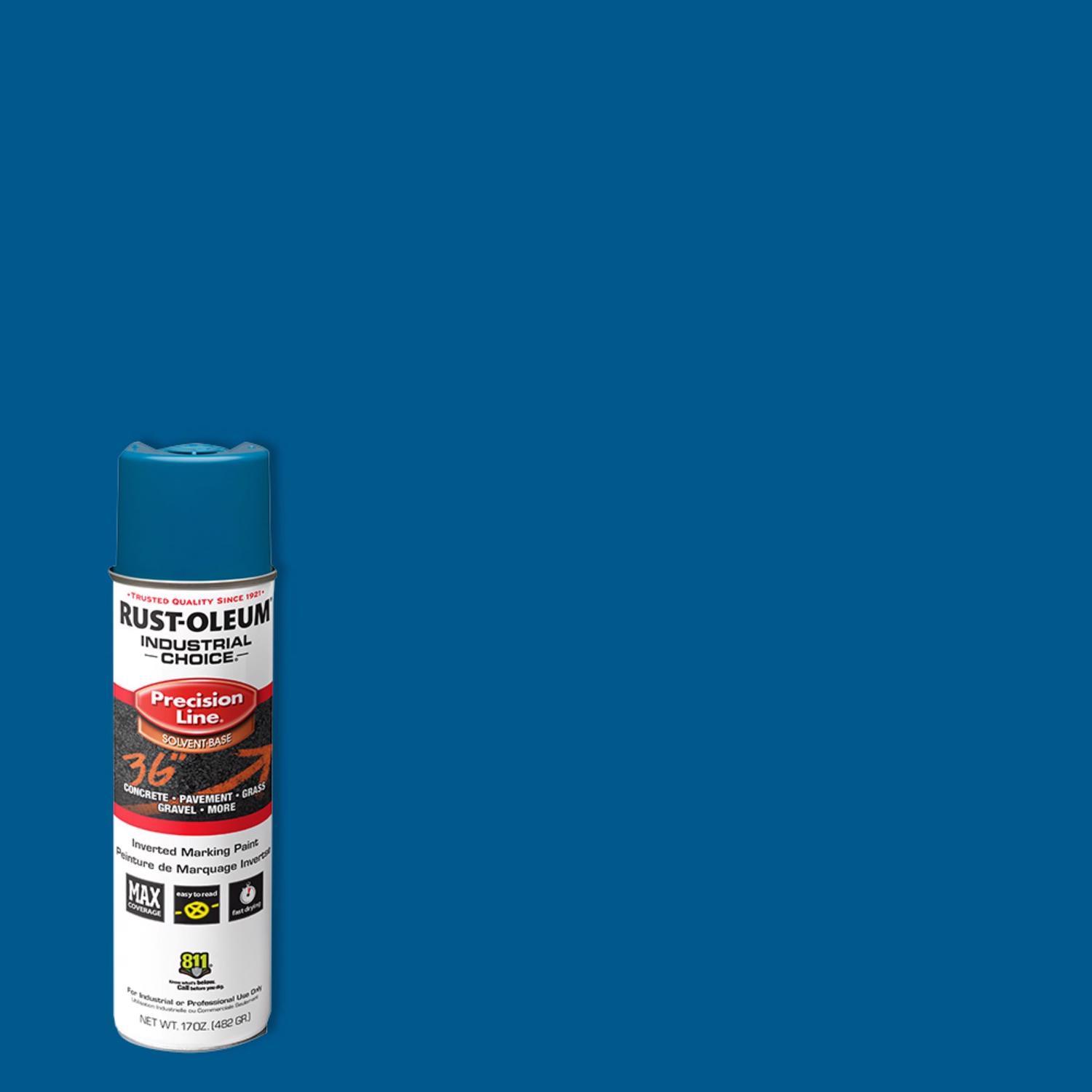 Rust-Oleum Industrial Choice Blue Inverted Marking Paint 17