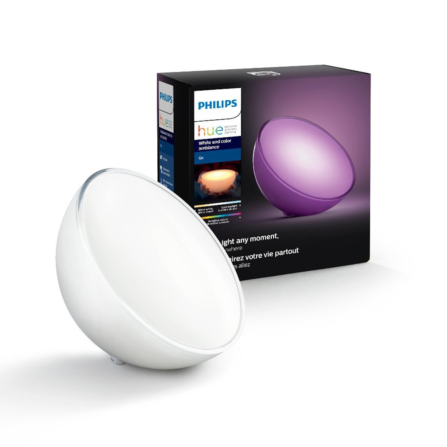 Photos - Desk Lamp Philips Hue 8.27 in. White Portable Table Lamp 7602031 