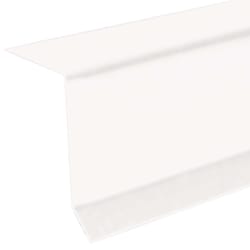 Amerimax 2 in. W X 10 ft. L Galvanized Steel Drip Edges White