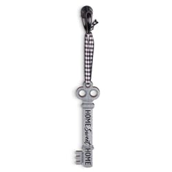 P Graham Dunn 6 in. H X 2 in. L Gray Wood Home Sweet Home Key Ornament