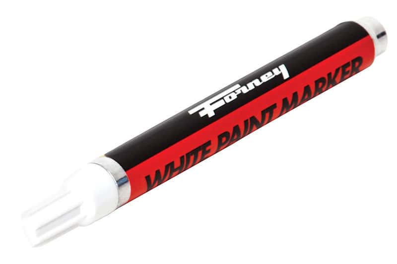 Forney 8.75 in. L x 1.88 in. W White Paint Marker 1 pc. Ace Hardware