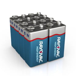Rayovac High Energy 9-Volt Alkaline Batteries 8 pk Clamshell