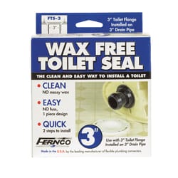Fernco Wax Free 3" Toilet Seal PVC