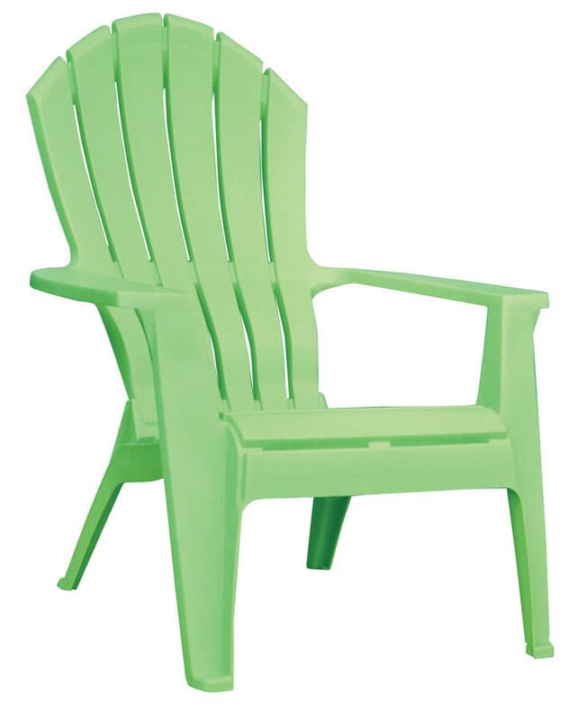 Adams RealComfort Summer Green Polypropylene Frame Adirondack