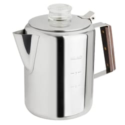 OGGI 4 oz Clear/Silver Borosilicate Glass Moka Espresso Pot Tea Cup and Tea  Pot 3.23 in. D 1 pc - Ace Hardware