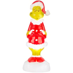 Gemmy Grinch Lighted Blow Mold Figure Figurine 14.1732 in.