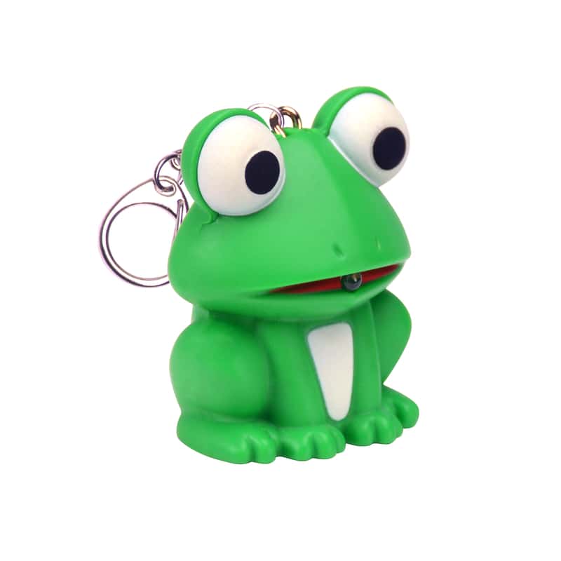 KeyGear Plastic Green Frog Key Chain w/LED Light Ace Hardware