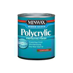 Minwax  Gloss  Clear  Polycrylic  1 qt. 