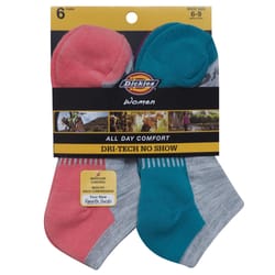 Dickies Dri Tech Women's 6-9 No-Show Socks Assorted