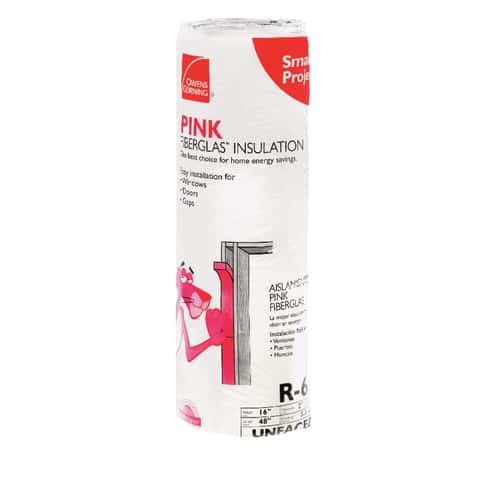 Owens Corning Eco Touch 15 in. W X 25 ft. L 30 Unfaced Fiberglass  Insulation Roll 31.25 sq ft - Ace Hardware