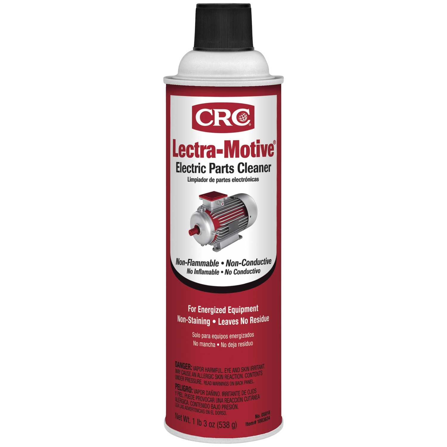 CRC LectraMotive Chlorinated Nonflammable Electrical Parts Cleaner 20