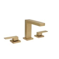 Huntington Brass Razo Satin Brass Modern Widespread Bathroom Sink Faucet 8 in.