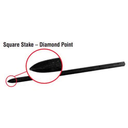 Grip-Rite Steel Square Stake 36 in. L X 0.63 in. D