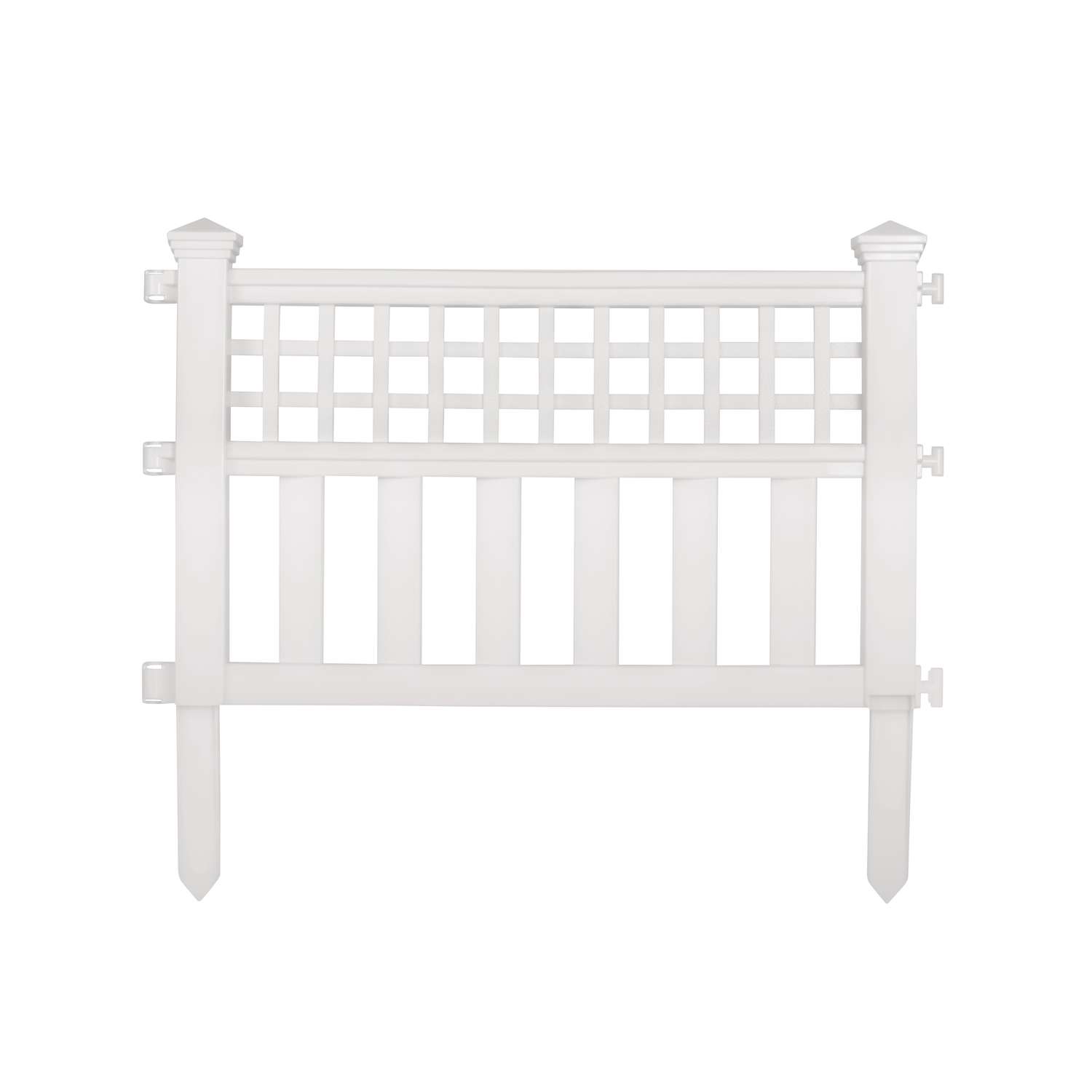 Suncast 2 ft. L X 20.5 in. H Resin White Garden Fence Ace Hardware