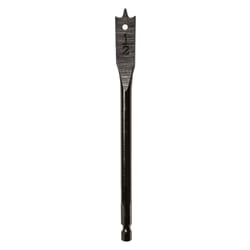 Century Drill & Tool Lazer Spade 1/2 in. X 6 in. L High Speed Steel Spade Bit Hex Shank 1 pc