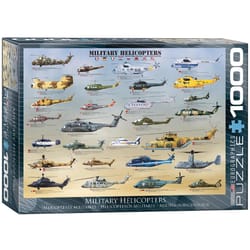 Eurographics Military Helicopters Jigsaw Puzzles Multicolored 1000 pc