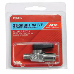 Ace 1/8 in. Brass Threaded Ball Valve Lever