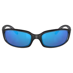 Costa Brine Black Frame Blue Lens Polarized Sunglasses