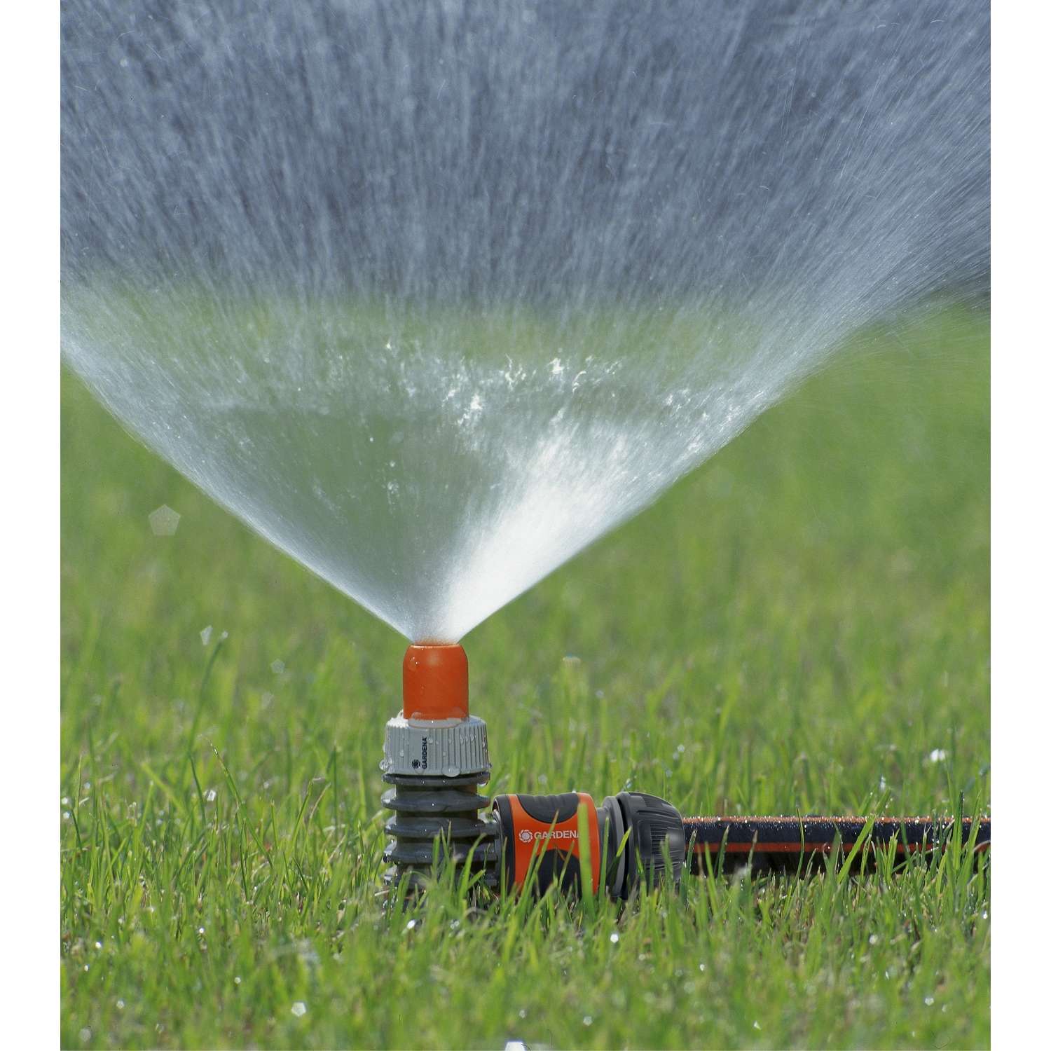 Gardena Plastic Spike Base Stationary Sprinkler 860 sq ft