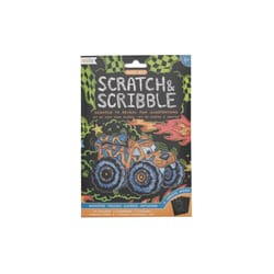 International Arrivals Ooly Scratch Art Kit Multicolored 7 pc
