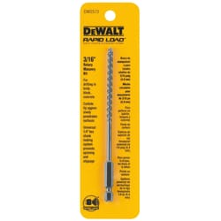 DeWalt 3/16 in. X 6 in. L Carbide Tipped Drill Bit Hex Shank 1 pc