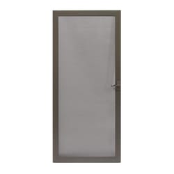 Larson Premium 81 in. H X 36 in. W Brown Aluminum Screen Door