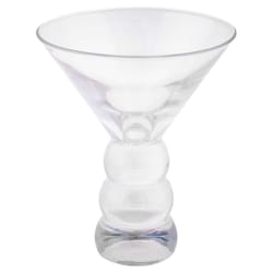 Karma Lexi Clear Glass Martini Glass 4.52 in. D 1 pk