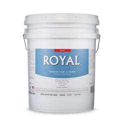 Royal Flat Tint Base Ultra White Base Paint and Primer Interior 5 gal