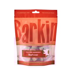 Barkin Freeze Dried Beef Liver Grain Free Treats For Dogs 3 oz