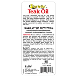 Star brite Teak Oil Liquid 16 oz