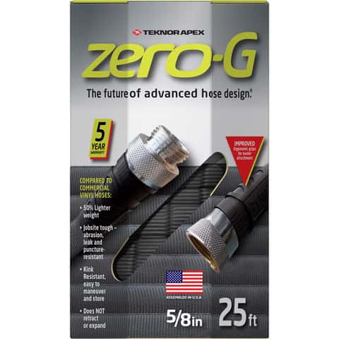 Teknor Apex Zero-G 5/8 in. X L Duty D Hardware Ace Garden ft. Commercial Heavy - 25 Hose Grade