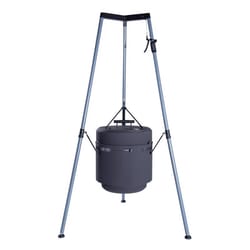 Burch Barrel 18 in. Charcoal/Wood Grill and Smoker Black