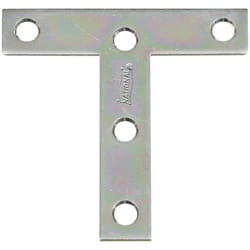 National Hardware 5/8 in. W X 3 in. L Zinc-Plated Steel T-Plate