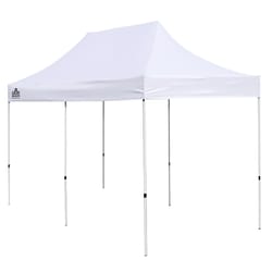 ShelterLogic Quik Shade Polyester Peak Pop-Up Canopy 13 ft. H X 10 ft. W X 20 ft. L