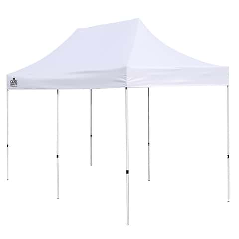 ShelterLogic Quik Shade Polyester Peak Pop Up Canopy 13 ft. H X 10 ft. W X 20 ft. L