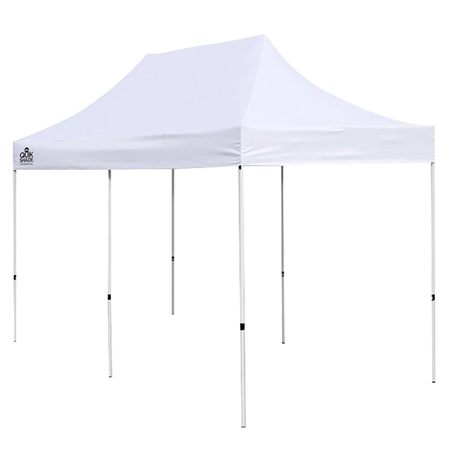 ShelterLogic Quik Shade Polyester Peak Pop-Up Canopy 13 ft. H X 10 ft ...