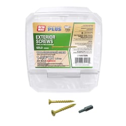 Grip-Rite PrimeGuard Plus No. 8 wire X 1-5/8 in. L Star Flat Head Deck Screws 5 lb