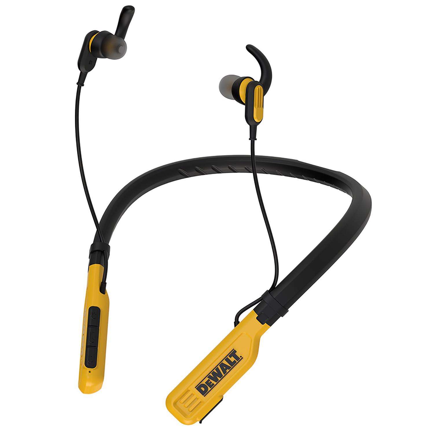 DeWalt Wireless Bluetooth BehindtheNeck Headphones 1 pk Ace Hardware