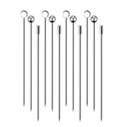 OGGI Silver Stainless Steel Cocktail Picks