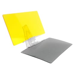 Bell + Howell TacVisor 11.85 in. L X 6.5 in. W Yellow Glare Blocker