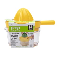 Progressive Prepsolutions Clear/Yellow PP/TPE Juicer 1.5 cups