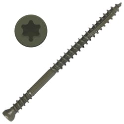 Screw Products PICO No. 8 X 2-1/2 in. L Star E-Coat Reverse Wood Screws 650 pk