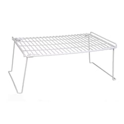 Grayline Life Organized 12 in. H X 8-3/4 in. W X 19-3/4 in. L PE Coated White Stackable Shelf
