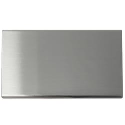 Laurey Contemporary/Modern Rectangle Edge Pull 2 in. Satin Nickel Silver 1 pk