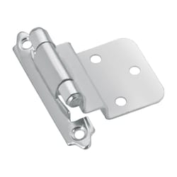 Richelieu 2-5/32 in. W X 1-1/32 in. L Nickel Silver Steel Self-Closing Hinge 2 pk