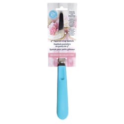 R&M International Corp International 9 in. L Icing Spatula Blue/Silver 1 pc