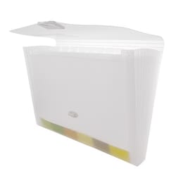Bazic Products Clear 13-Pocket Expanding File 1 pk