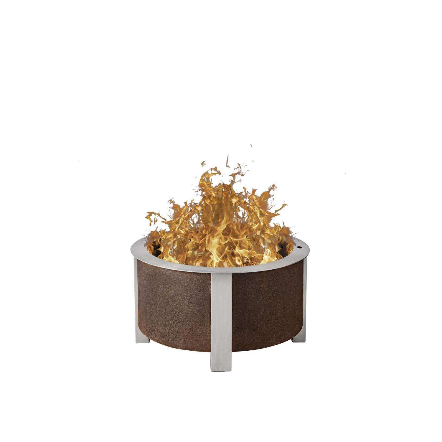 Breeo X Series 24 Corten Smokeless Fire Pit 24 in. W Corten Steel