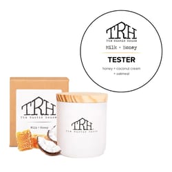 The Rustic House Not for Resale White Honey/Milk Scent Tester Candle 8 oz